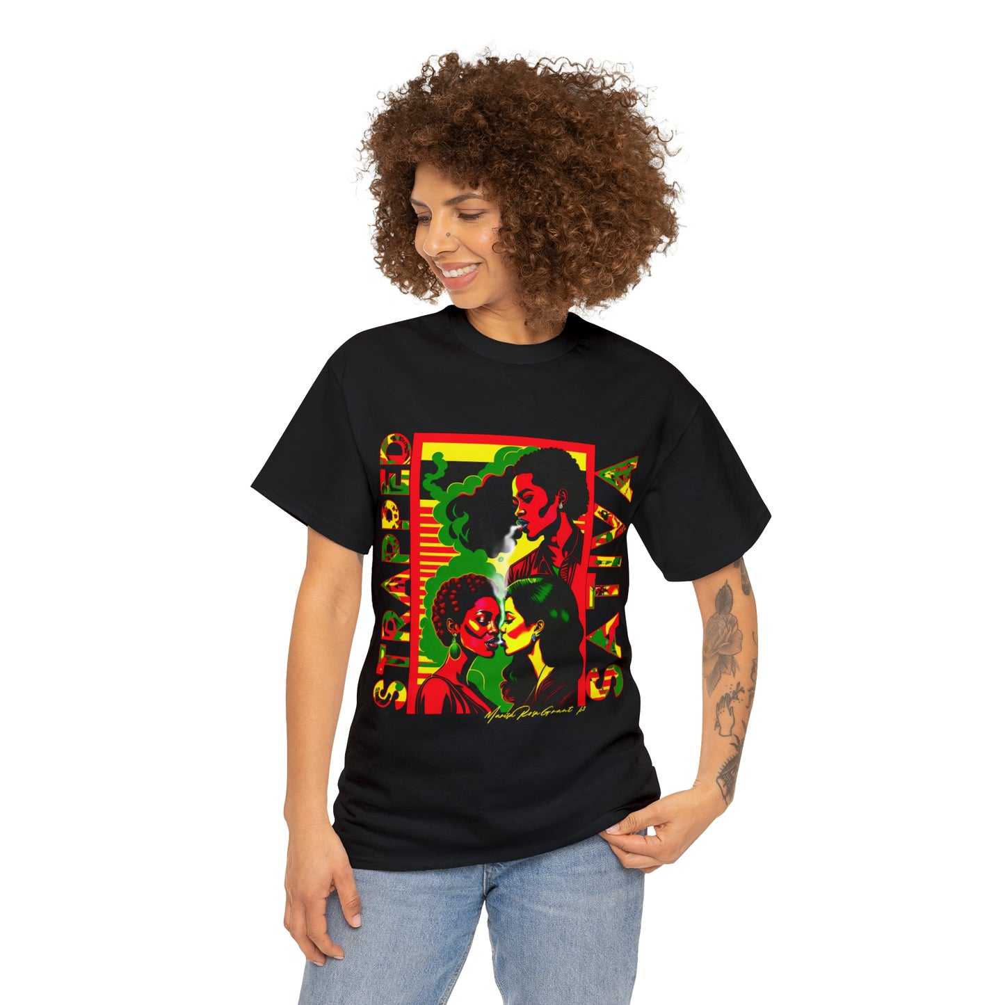 STRAPPED SATIVA Tee